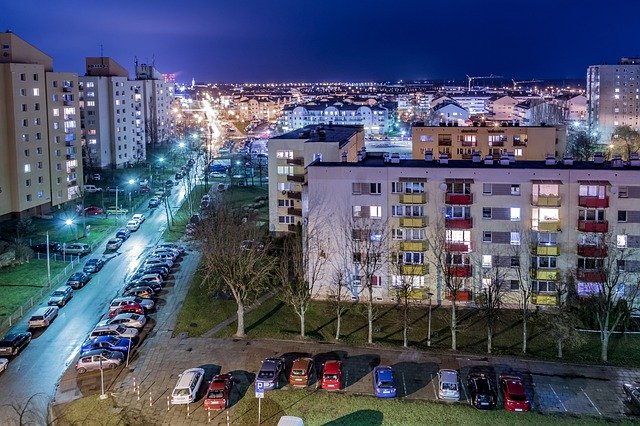 Téléchargement gratuit Osiedle Housing Blocks - photo ou image gratuite à éditer avec l'éditeur d'images en ligne GIMP