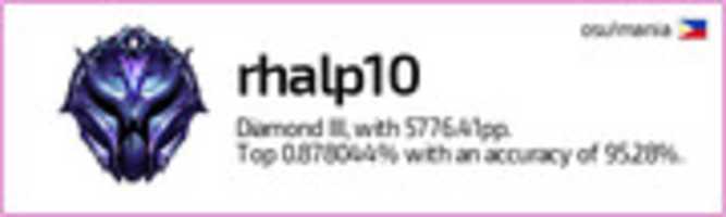 Free download Osu! Mania PP and Rank free photo or picture to be edited with GIMP online image editor