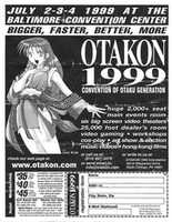 Free download Otakon 1999 Advertisement Flyer free photo or picture to be edited with GIMP online image editor