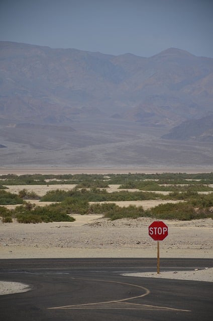 Téléchargement gratuit de l'arrière-pays américain arrêt de la route de sable du désert image gratuite à éditer avec l'éditeur d'images en ligne gratuit GIMP