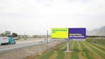 Free download Outdoor Led Digital Billboard free photo or picture to be edited with GIMP online image editor