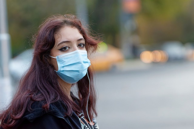 Free download outdoors woman face mask pandemic free picture to be edited with GIMP free online image editor