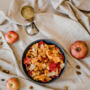 Overhead Shot of a Bowl of Fruit Chips  screen for extension Chrome web store in OffiDocs Chromium