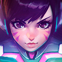 Overwatch D.VA ART  screen for extension Chrome web store in OffiDocs Chromium