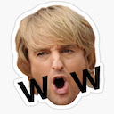 Owen Wilson Buttons  screen for extension Chrome web store in OffiDocs Chromium