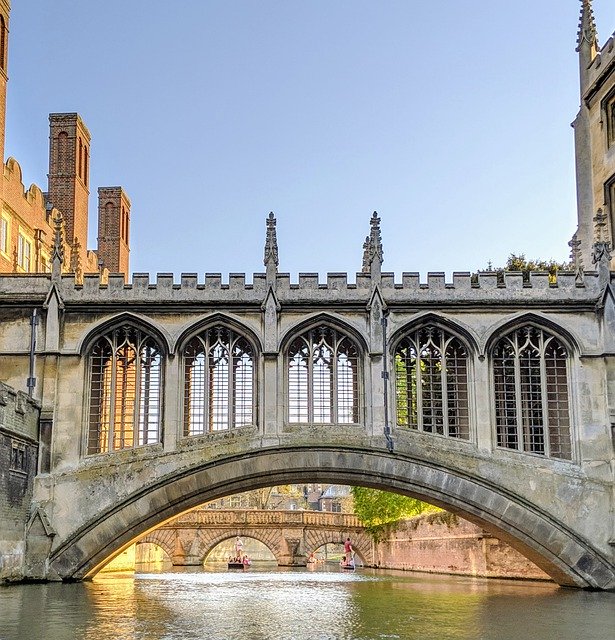 Download gratuito Oxford Bridge England - foto o immagine gratis da modificare con l'editor di immagini online di GIMP