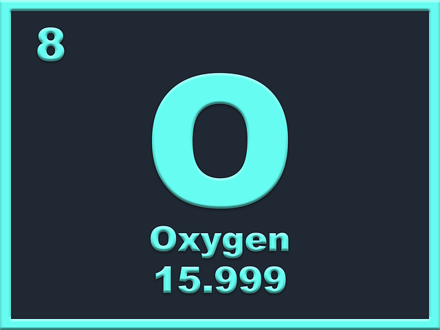 Free download Oxygen Element Periodic Table -  free illustration to be edited with GIMP free online image editor