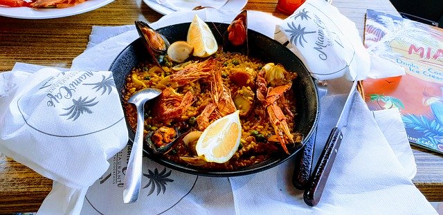Free download Paella Spain Nutrition -  free photo or picture to be edited with GIMP online image editor
