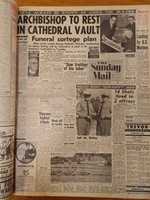 Free download Page 1, The Sunday Mail, Sunday April 11th 1965 Edition free photo or picture to be edited with GIMP online image editor