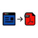 Page2PDF  screen for extension Chrome web store in OffiDocs Chromium