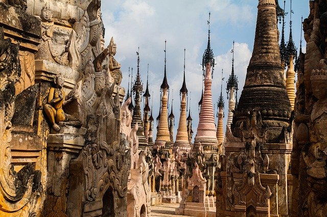 Unduh gratis Pagoda Myanmar Travel - foto atau gambar gratis untuk diedit dengan editor gambar online GIMP