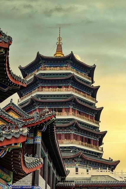 Free download pagoda temple chinese architecture free picture to be edited with GIMP free online image editor