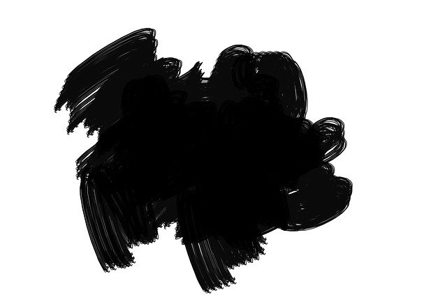 Free download Paint Black Abstract -  free illustration to be edited with GIMP free online image editor