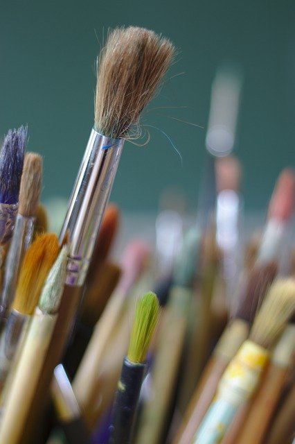 Descarga gratuita Paintbrush Brushes Artist: foto o imagen gratuita para editar con el editor de imágenes en línea GIMP