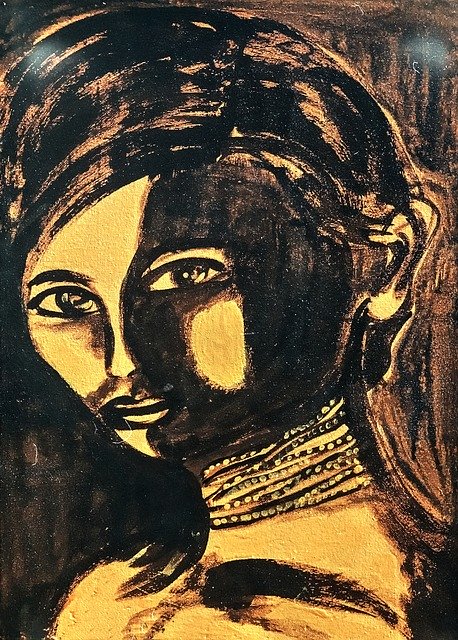 Free download Painted Portrait Polish Medium -  free illustration to be edited with GIMP free online image editor
