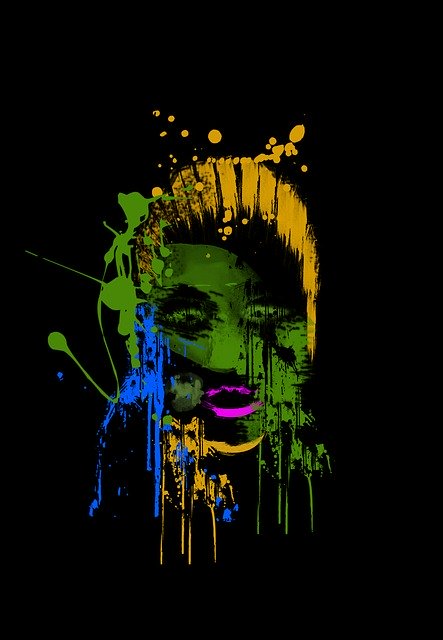 Free download Painting Color Woman -  free illustration to be edited with GIMP free online image editor