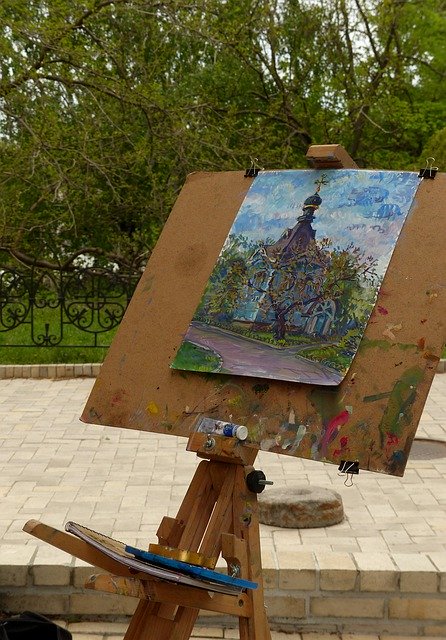 Free download Painting Picture Easel To -  free free photo or picture to be edited with GIMP online image editor