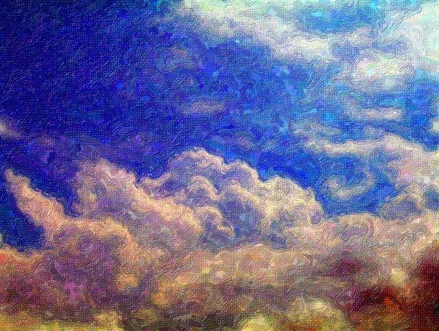 Free download Painting Sky Clouds -  free illustration to be edited with GIMP free online image editor