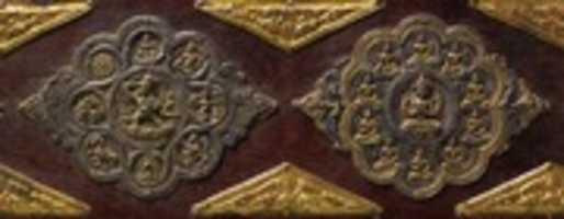Free download Pair of Book Covers for a Buddhist Text free photo or picture to be edited with GIMP online image editor