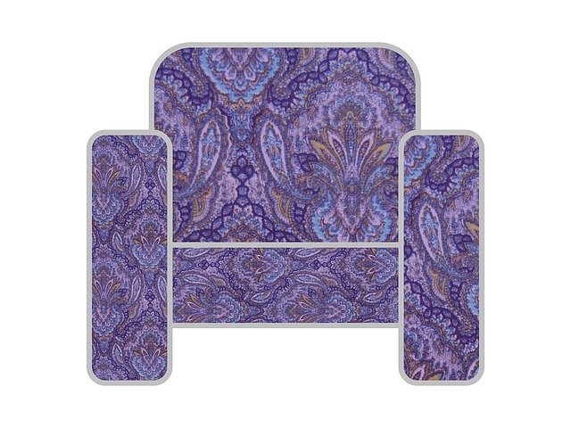 Free download Paisley Armchair Chair -  free illustration to be edited with GIMP free online image editor