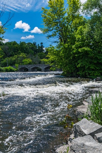 Download gratuito Pakenham Ontario Stone Bridge - foto o immagine gratuita da modificare con l'editor di immagini online GIMP