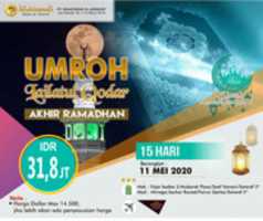 Free download Paket Umroh Full Ramadhan 2020 free photo or picture to be edited with GIMP online image editor