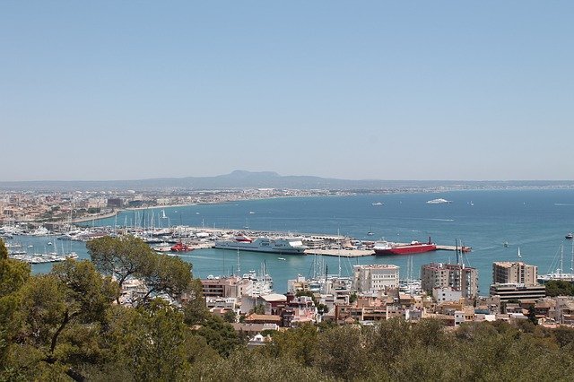 Free download Palma Mallorca Port -  free photo or picture to be edited with GIMP online image editor