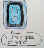 Free download PAL smartphone in a glass of water free photo or picture to be edited with GIMP online image editor