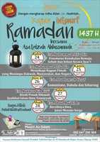 Free download PAMFLET RAMADAN 1437 H free photo or picture to be edited with GIMP online image editor