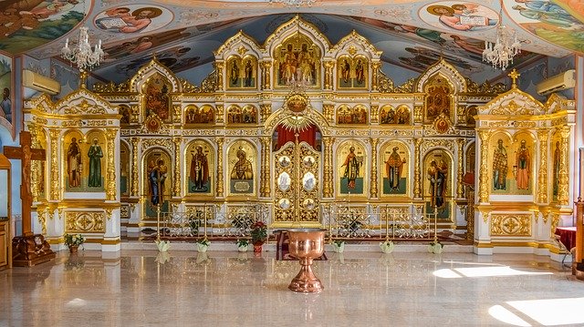 Free download Panagia Semistrelia Russian Church -  free photo or picture to be edited with GIMP online image editor