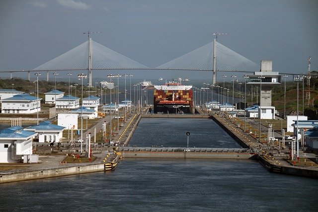 Free download Panama Canal Crossing Artificial -  free photo or picture to be edited with GIMP online image editor