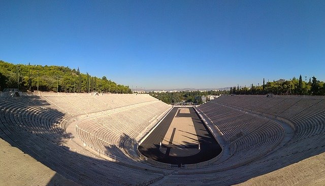 Free download Panathinaiko Stadium Kallimarmaro -  free photo or picture to be edited with GIMP online image editor