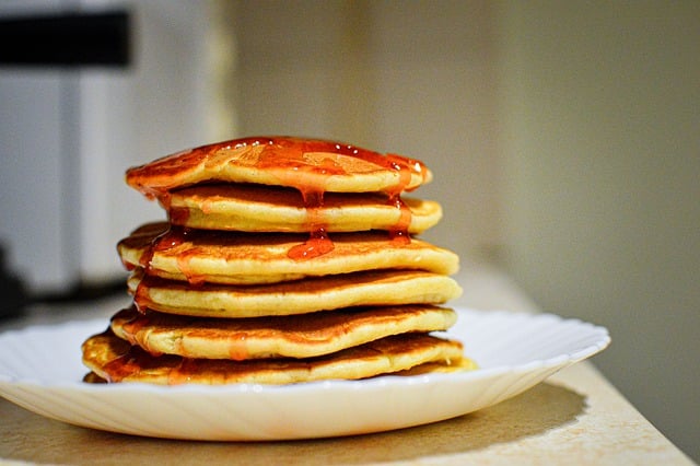 Free download pancakes breakfast dessert food free picture to be edited with GIMP free online image editor