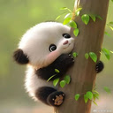 Panda illustration wallpaper  screen for extension Chrome web store in OffiDocs Chromium