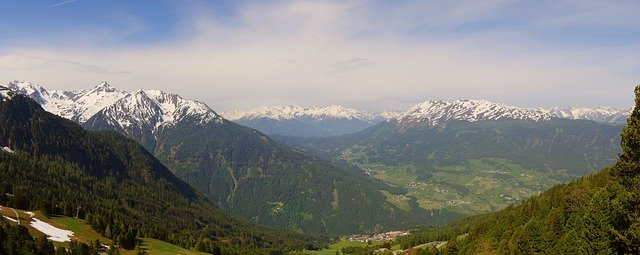 Free download Panorama Alpine Austria Mountain -  free photo or picture to be edited with GIMP online image editor