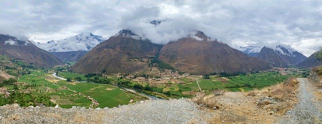 Muat turun percuma Panorama Mountains Andes - foto atau gambar percuma untuk diedit dengan editor imej dalam talian GIMP