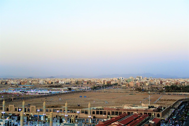 Free download panoramic cemetery medina hijaz free picture to be edited with GIMP free online image editor