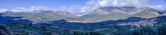 Template Photo Panoramic Sierra Mountain -  for OffiDocs