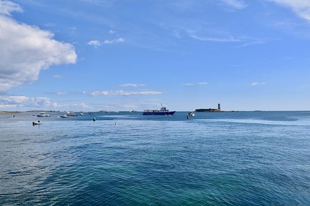 Free download Panoramic Views Sea Boat -  free photo or picture to be edited with GIMP online image editor