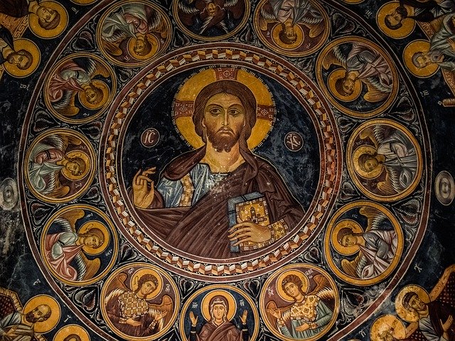 Free picture Pantocrator Jesus Christ Angels -  to be edited by GIMP free image editor by OffiDocs