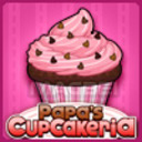 Papas Cupcakeria Unblocked Game Launcher  screen for extension Chrome web store in OffiDocs Chromium