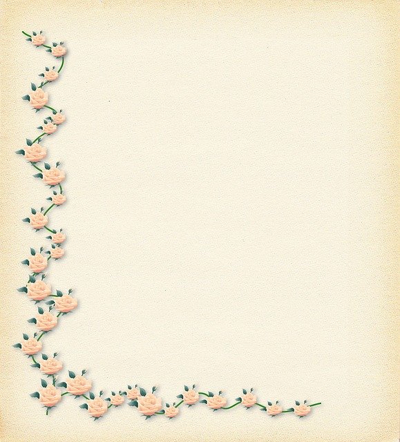 Free download Paper Flowers Edge -  free illustration to be edited with GIMP free online image editor