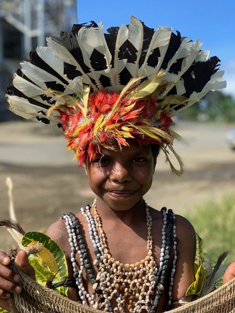 Free download Papua New Guinea Alotau Child -  free photo or picture to be edited with GIMP online image editor