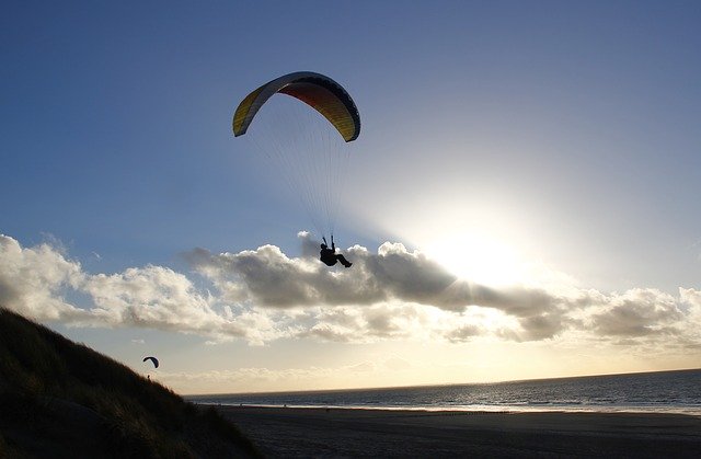 הורדה בחינם של Paraglider Beach Paragliding - תמונה או תמונה בחינם לעריכה עם עורך התמונות המקוון GIMP