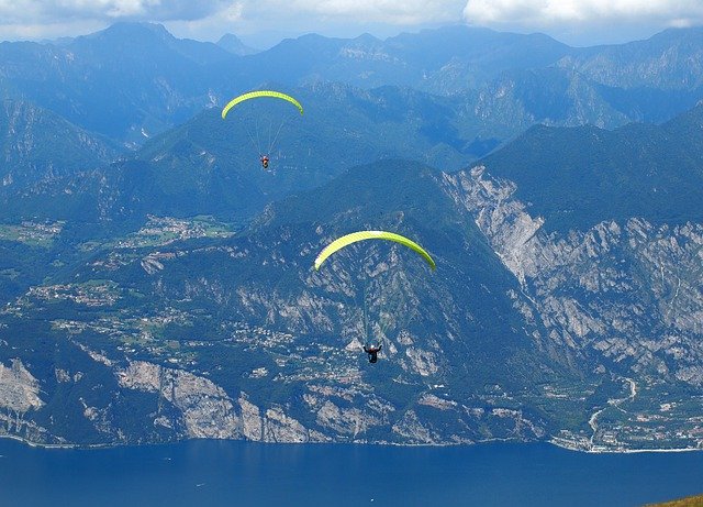 Téléchargement gratuit Paraglider Screen Chute - photo ou image gratuite à éditer avec l'éditeur d'images en ligne GIMP