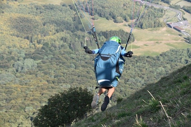 Free download Paragliding Flight -  free photo template to be edited with GIMP online image editor