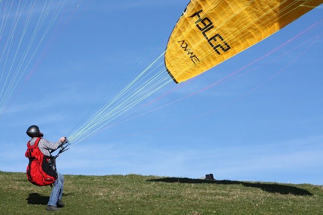 Free download Paragliding Flying -  free photo or picture to be edited with GIMP online image editor