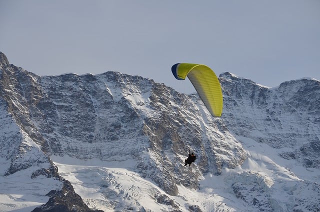 Free download paragliding paraglider mountain free picture to be edited with GIMP free online image editor