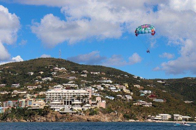 Descarga gratuita Parasailing Hang Gliding Sky: foto o imagen gratuita para editar con el editor de imágenes en línea GIMP