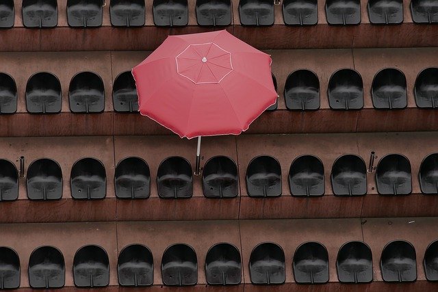 Free download Parasol Seats Open-Air Stage -  free photo or picture to be edited with GIMP online image editor